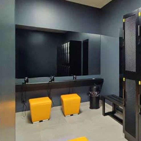 Specchio a muro - JUST - GEKIPS - contract / design minimalista / rettangolare