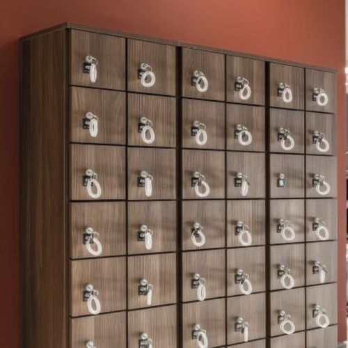 Contenitore a scomparti in melaminico - ATHENA - GEKIPS - RFID / a combinazione / senza chiave