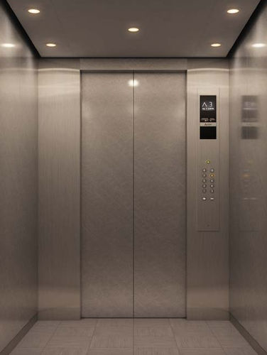 Ascensore elettrico - NexWay-S Package R - MITSUBISHI Electric Elevator   Escalator - ad uso residenziale / per il settore terziario / per edificio alto