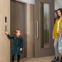 Ascensore elettrico - MOVE - MITSUBISHI Electric Elevator   Escalator - per il settore terziario / ad uso residenziale / per ospedale