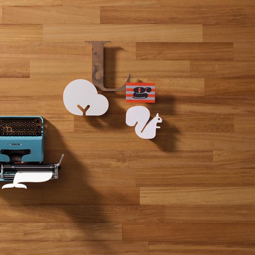 Parquet multistrato - Listone Giordano - in betulla / in iroko / finitura con olio naturale