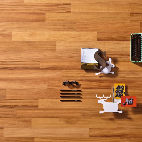 Parquet multistrato - Listone Giordano - in betulla / in doussié / finitura con olio naturale