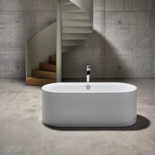 Vasca da bagno ovale - BetteLux Oval Couture - Bette GmbH & Co. KG - da appoggio / per ambiente abitativo / in titanio