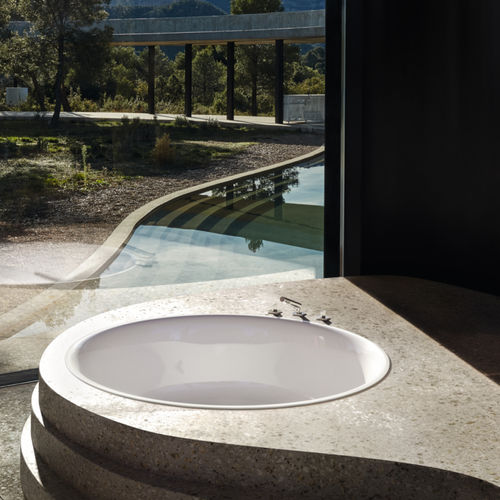 Vasca da bagno rotonda - BettePond - Bette GmbH & Co. KG - per ambiente abitativo / in titanio / contemporanea