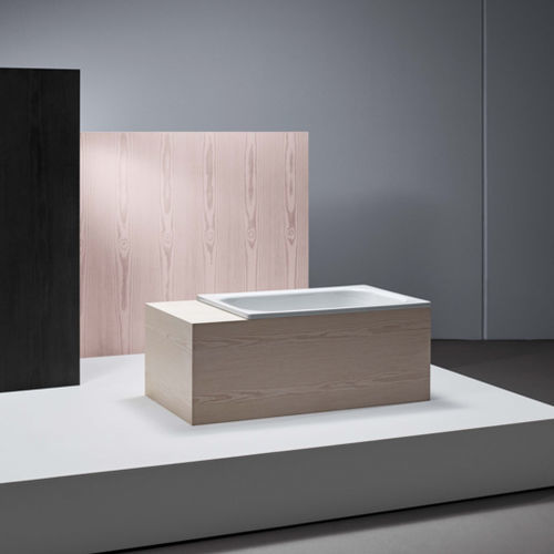 Vasca da bagno per ambiente abitativo - BetteStep - Bette GmbH & Co. KG - in titanio / contemporanea / blu
