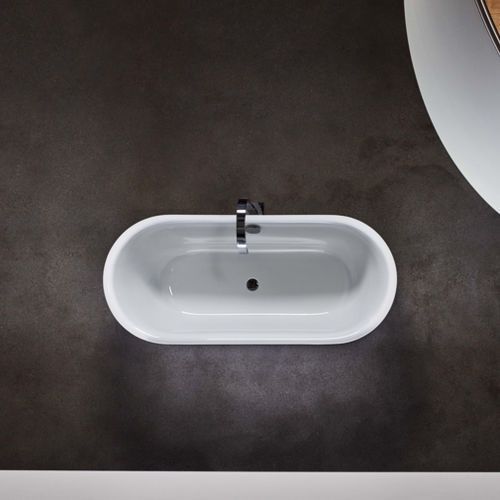 Vasca da bagno ovale - BetteLux Oval Silhouette - Bette GmbH & Co. KG - da appoggio / per ambiente abitativo / in titanio