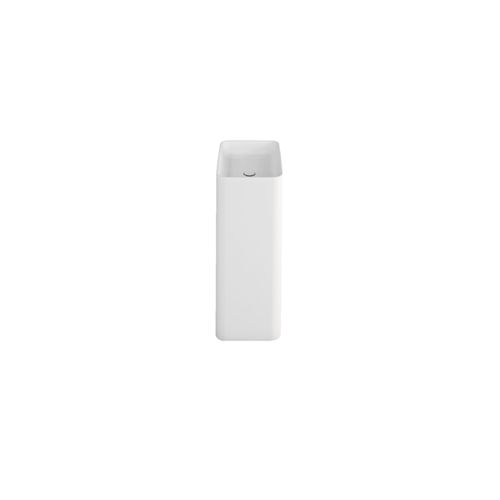 Lavabo autoportante - BetteArt Monolith - Bette GmbH & Co. KG - in metallo smaltato / rettangolare / senza foro
