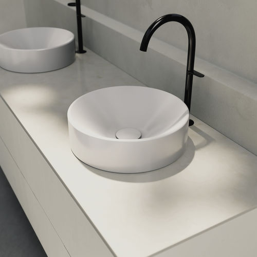 Lavabo da appoggio - BETTESUNO - Bette GmbH & Co. KG - in metallo smaltato / lucido / finitura opaca