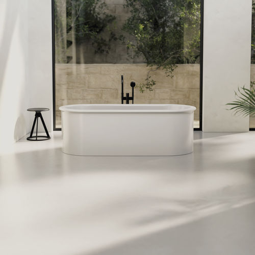 Vasca da bagno ovale - BETTESUNO - Bette GmbH & Co. KG - da appoggio / per ambiente abitativo / in metallo smaltato