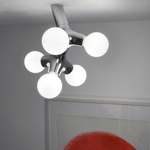 Plafoniera design originale - DNA DOUBLE - next - in ABS / alogena / da interno