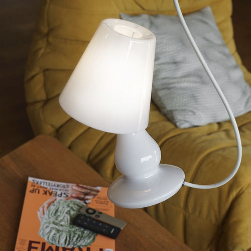 Lampada a sospensione - FLAPFLAP - next - in acciaio / in PC / design originale