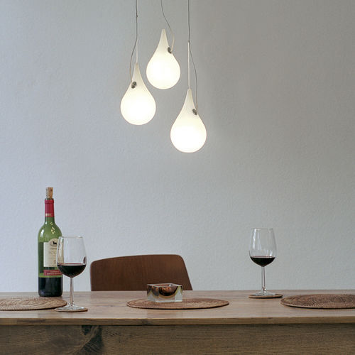 Lampada a sospensione - LIQUID LIGHT: DROP_2 XS 3  - next - in polietilene / design originale / con cavo