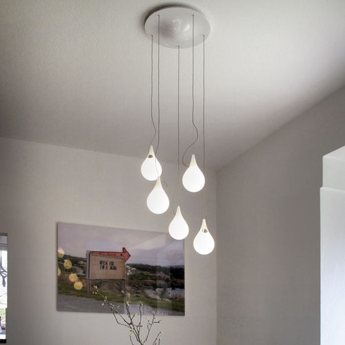 Lampada a sospensione - LIQUID LIGHT: DROP_2 XS 5 - next - in polietilene / design originale / con cavo