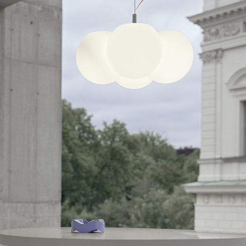 Lampada a sospensione - MOLECULAR_LIGHT: ML_4 - next - in polietilene / design originale / con cavo