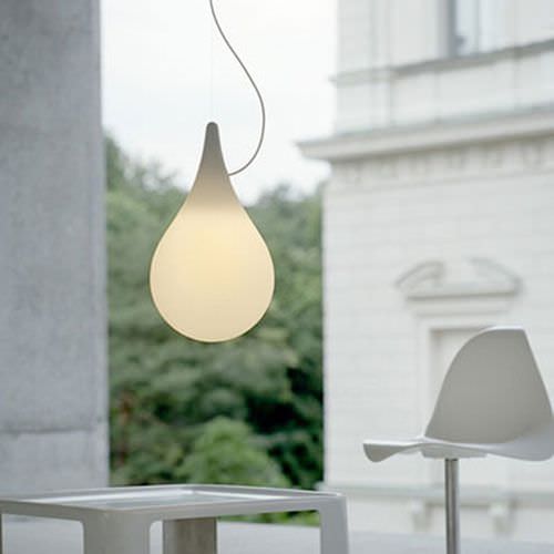 Lampada a sospensione - LIQUID LIGHT: DROP_2 SMALL - next - in polietilene / design originale / con cavo
