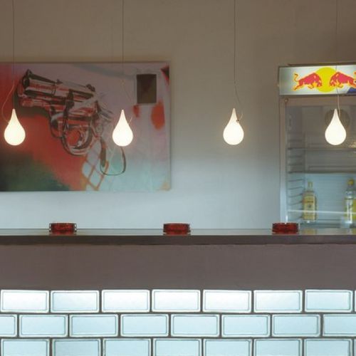 Lampada a sospensione - LIQUID LIGHT: DROP_2 XS SINGLE - next - in polietilene / design originale / con cavo