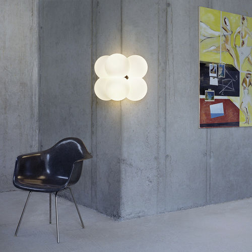 Applique design originale - MOLECULAR_LIGHT: ML_6 - next - da interno / in polietilene / tonda
