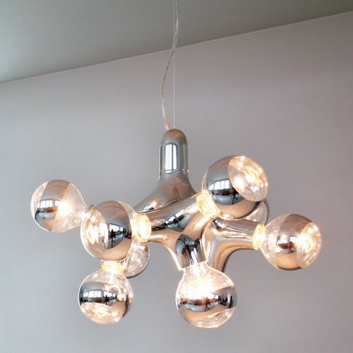 Lampada a sospensione - DNA - next - in ABS / design originale / con cavo