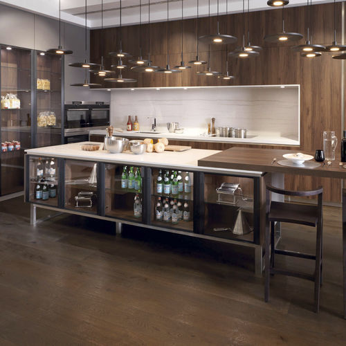 Mobile da cucina per uso residenziale - R1.90 - GAMADECOR – PORCELANOSA Grupo - in marmo / in legno