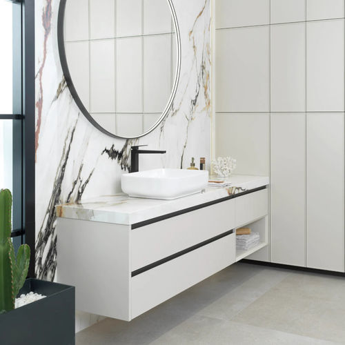 Mobile da bagno con illuminazione integrata - ONDA - GAMADECOR – PORCELANOSA Grupo - contemporaneo / per uso residenziale / contract