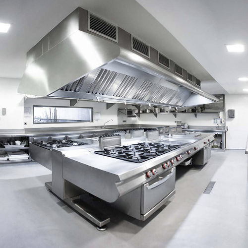 Cucina professionale in metallo - GAMADECOR – PORCELANOSA Grupo - modulare / di grandi dimensioni / su misura