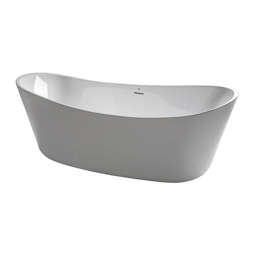 Vasca da bagno ovale - LOUNGE FLUID - NOKEN – PORCELANOSA BATHROOMS - asimmetrica / ad isola / per ambiente abitativo