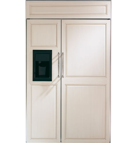Frigorifero americano - ZISB480DX - Monogram - per uso residenziale / da incasso / bianco