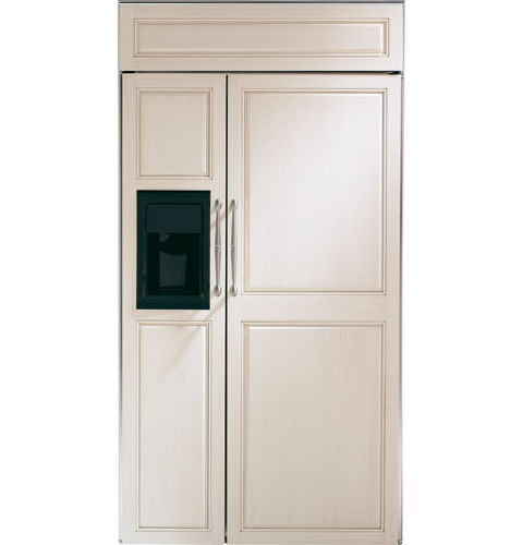 Frigorifero americano - ZISB420DX - Monogram - per uso residenziale / da incasso / bianco