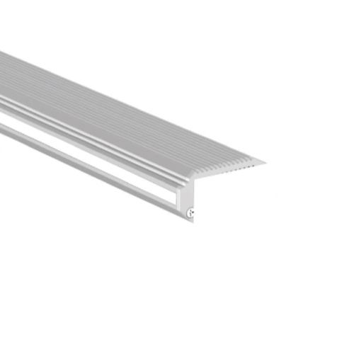 Profilo per gradini in alluminio - Tector - con profilo illuminato a LED