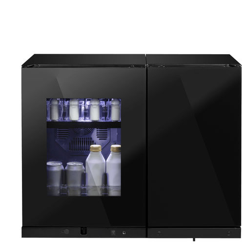 Minibar compatto - SC-DualBar - Minibar Systems - vetrato / a 2 porte / con sportello battente