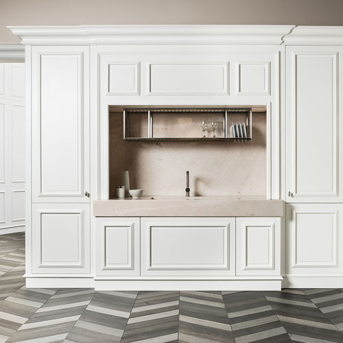 Cucina classica - FLORAL  - L'OTTOCENTO - in legno massiccio / in legno laccato / in ciliegio