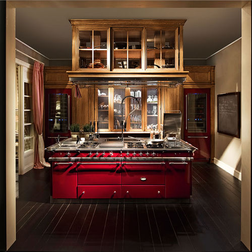 Cucina classica - MONTEREY: THE TASTE LAB - L'OTTOCENTO - in legno / con isola / con impugnature