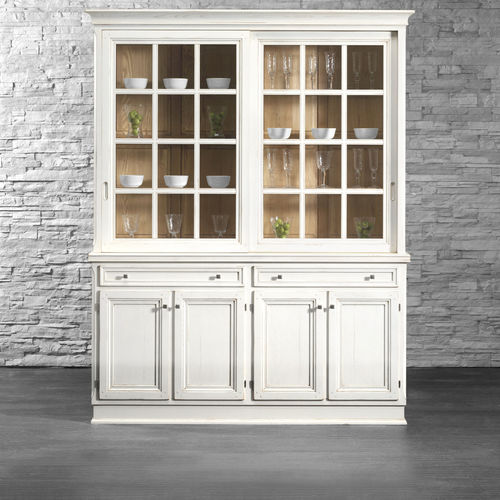 Credenza con alzata classica - MONTEREY - L'OTTOCENTO - in legno laccato / in legno massiccio