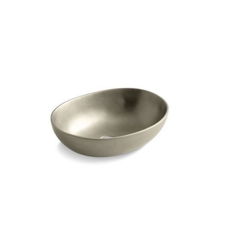 Lavabo da appoggio - OBIDOS - KALLISTA - in bronzo / doppio / ovale