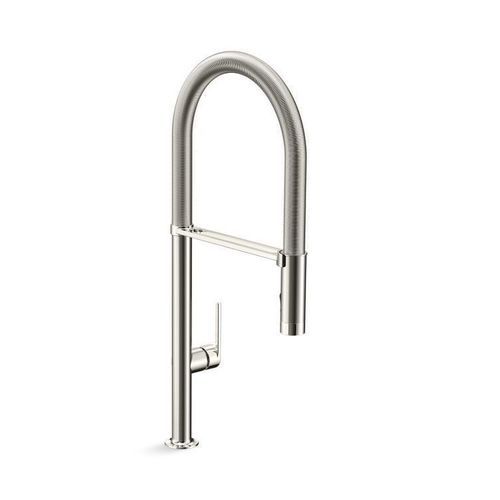 Miscelatore da appoggio - JUXTAPOSE&reg; - KALLISTA - in acciaio inossidabile / per cucina / 1 foro