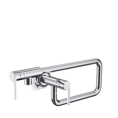 Miscelatore per lavandino - JUXTAPOSE&reg; - KALLISTA - da parete / in metallo / da cucina