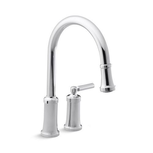 Miscelatore da appoggio - QUINCY&trade; - KALLISTA - in ottone / da cucina / per cucina