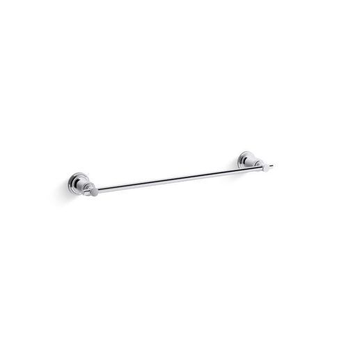 Portasalviette a 1 barra - CENTRAL PARK WEST&reg; - KALLISTA - da parete / in ottone / cromato