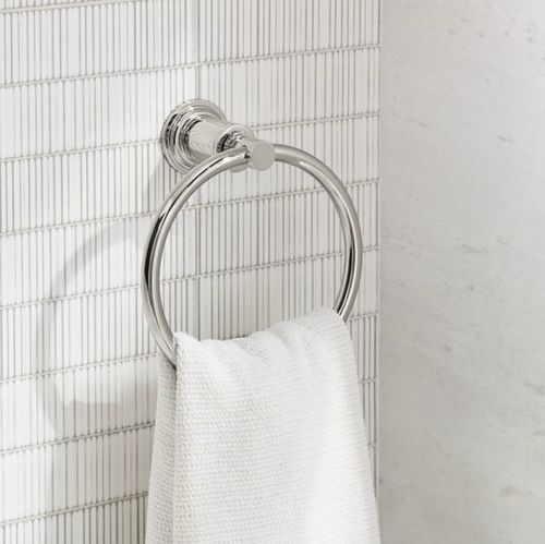 Portasalviette ad anello - CENTRAL PARK WEST&reg; - KALLISTA - da parete / in ottone / levigato