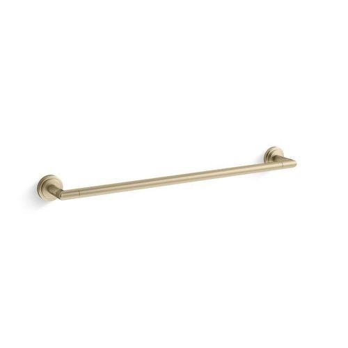 Portasalviette a 1 barra - PINNA PALETTA&reg; - KALLISTA - da parete / in ottone / cromato