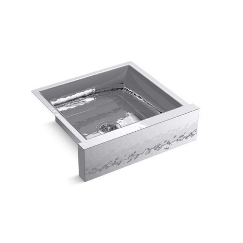 Lavello a 1 vasca - BACIFIORE&reg; - KALLISTA - senza gocciolatoio / in acciaio inossidabile / a semi incasso