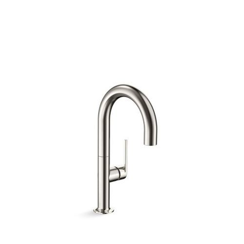 Miscelatore da appoggio - JUXTAPOSE&reg; - KALLISTA - in acciaio inossidabile / per cucina / 1 foro