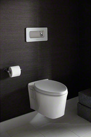 WC sospeso - PLEO - P70361-00 - KALLISTA - in ceramica / con cassetta ad incasso / moderno