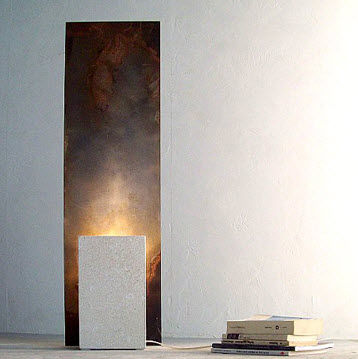 Lampada da pavimento - Reflex Acid - stonebreakers - in ferro / in pietra / contemporanea