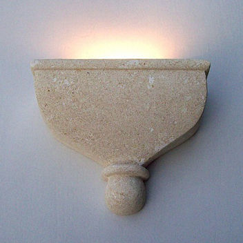Applique contemporanea - Catleia - stonebreakers - da interno / in pietra / fissa