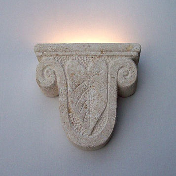 Applique contemporanea - Ariete - stonebreakers - da interno / in pietra / fissa
