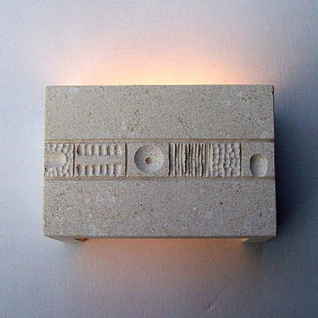 Applique contemporanea - Etnica - stonebreakers - da interno / in pietra / rettangolare