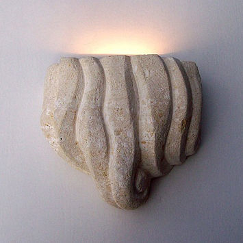 Applique contemporanea - Riccioli - stonebreakers - da interno / in pietra / fissa