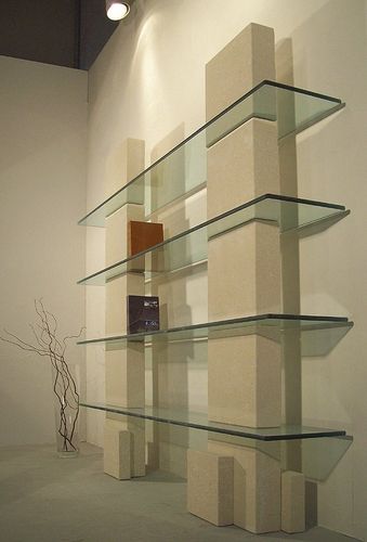 Mensola - Cube  - stonebreakers - contemporaneo / in cristallo / in pietra