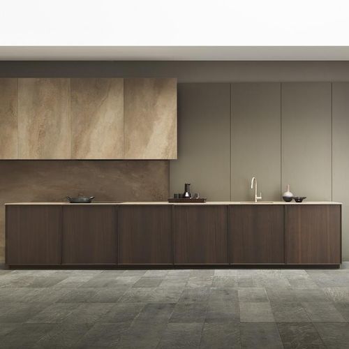 Cucina contemporanea - FRAME - MODULNOVA - in legno / in Fenix NTM / in laminato